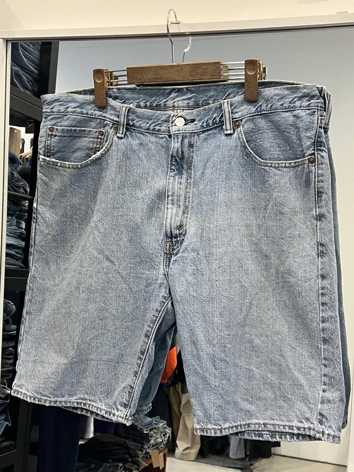 Levis 리바이스 505 데님 쇼츠 팬츠 (39inch)